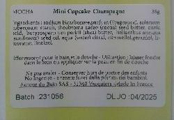 Mini cupcake de bain Champagne