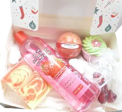 Coffret bain Fraise Gourmande