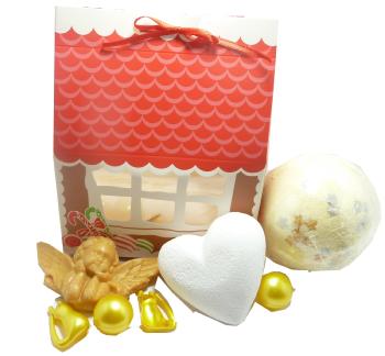 Boite Cadeau Noël Doré