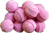 Mini boule de bain cerise