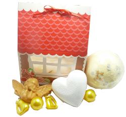 Boite Cadeau Noël Doré