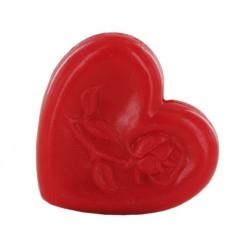 Savon coeur cerise