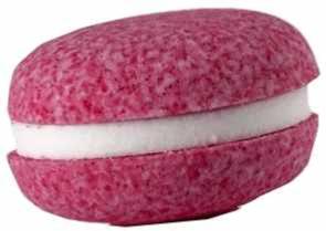 Macaron de bain cranberry