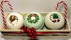 Coffret Trio Bombes bain noël