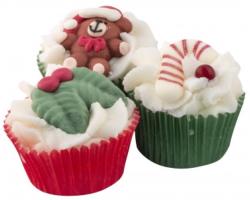 Mini cupcake de bain sous le sapin